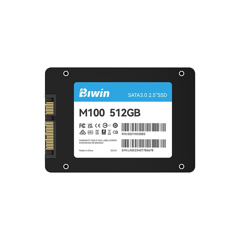 SSD Biwin M100, 512GB, SATA 6Gb/s, 2.5