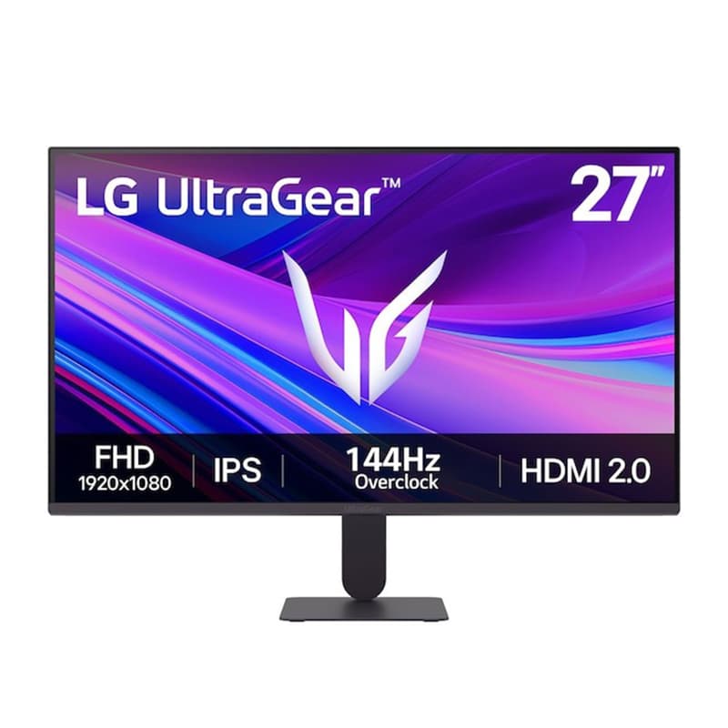 Monitor LG 27G411A-B, 27?/FHD/IPS/144Hz/HDMI/DP/USB/Headphones-out (3-polos, Solo Sonido)