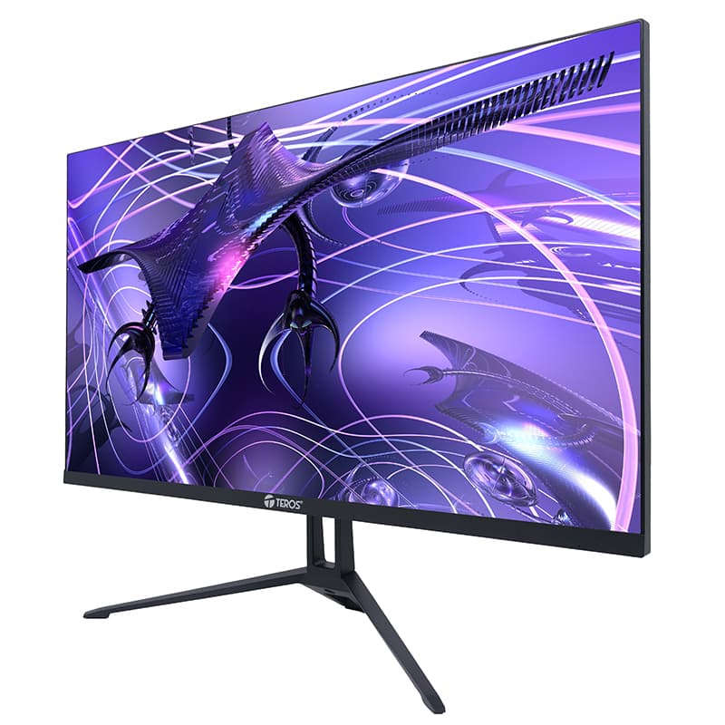 Monitor plano TEROS TE-2417S 23.8" FHD IPS 144Hz 1ms HDMI DP PARLANTES AUDIO OUT