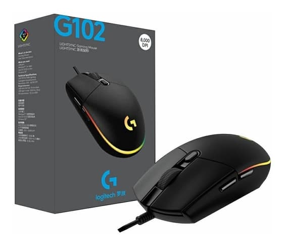 MOUSE GAMER LOGITECH G102/203