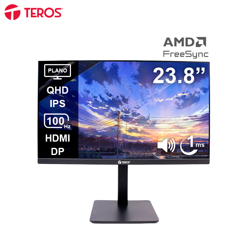 Monitor TEROS TE-2416CS 23.8 QHD IPS 100Hz 1ms